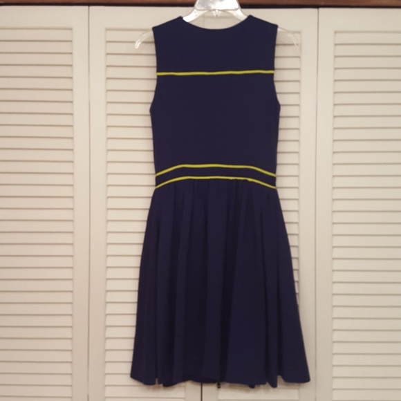 JASON WU NAVY BLUE  A-LINE KNEE LENGTH DRESS  -EUC - Picture 5 of 8